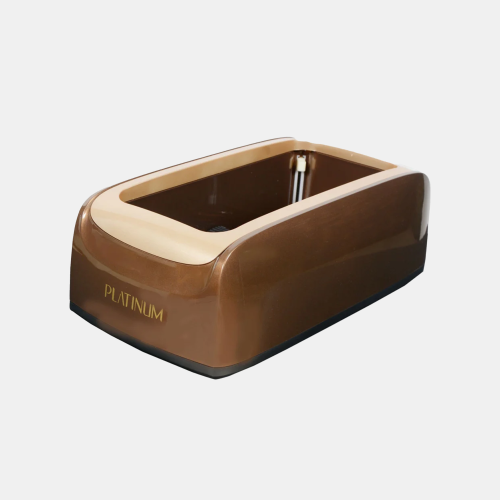 موزع أغطية الأحذية ذهبي