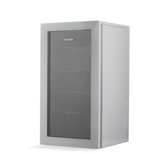 بلاتينيوم MF-2000G ثلاجة عرض ميني، حجم 92 لتر، باب...