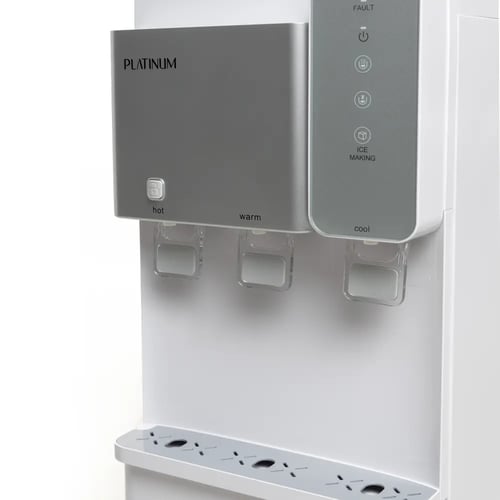 بلاتينيوم موزع مياه تحميل علوي مزود بآلة صنع ثلج و...