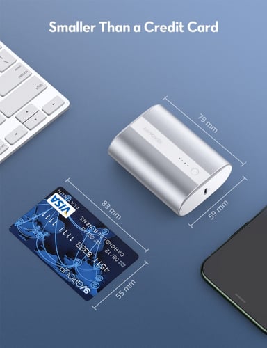 شاحن متنقل راف باور المونيوم 10000 سوبر ميني ذهبي...