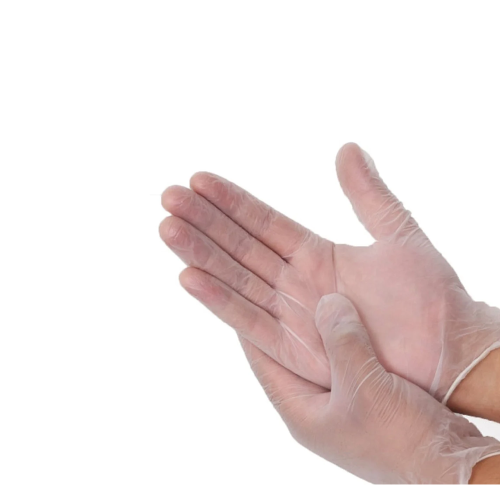 قفازات شفاف مقاس ميديم / 10 بكت