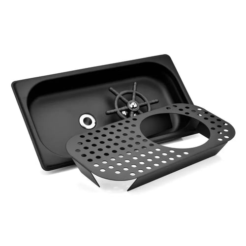 رينسر مستطيل اسود 17.5 * 32.5 سم