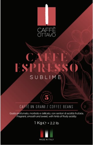 قهوة اوتافو سوبليم حبوب 1 كج