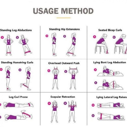 طقم ربل باند حلقي 5مستويات