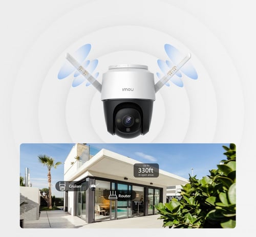 كاميرة مراقبة ذكية خارجية مع ضوء سبوت IMOU Cruiser...