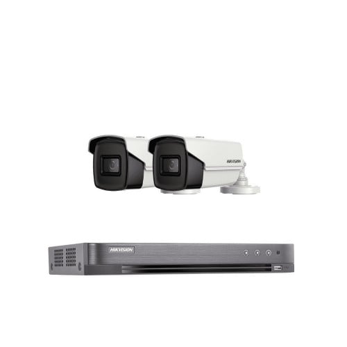 2 كاميرات 2 ميجا وجهاز تسجيل وهارديسك 1تيرا بايت