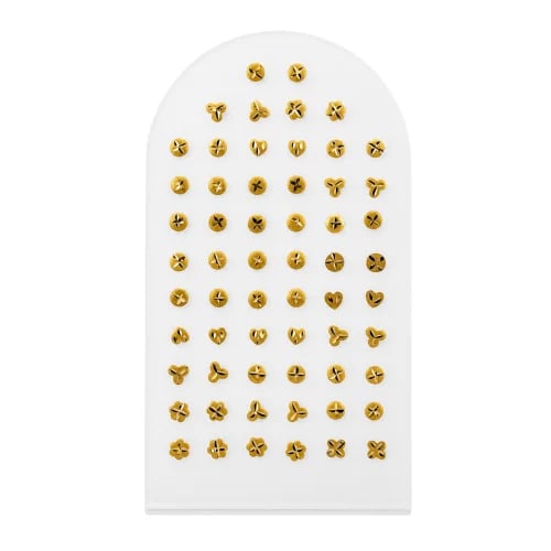 Children's gold hoop earrings, 21 karat, weight 0.3