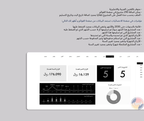ملف اكسل متعقب المشاريع للعمل الحر