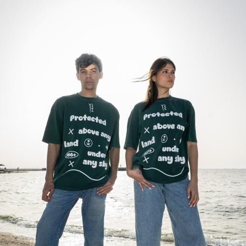 Summer Drop '25 | Oversized Unisex Tee – Green