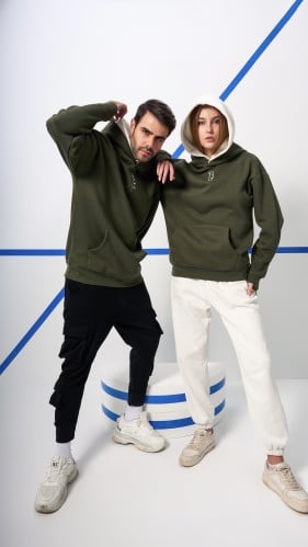 ‏Oil hoodie oversized - unisex