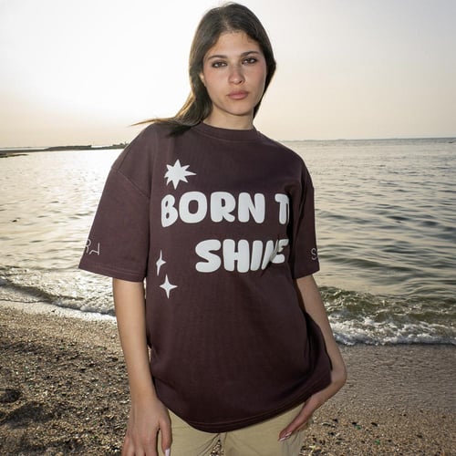 Summer Drop '25 | Oversized Unisex Tee – Brown