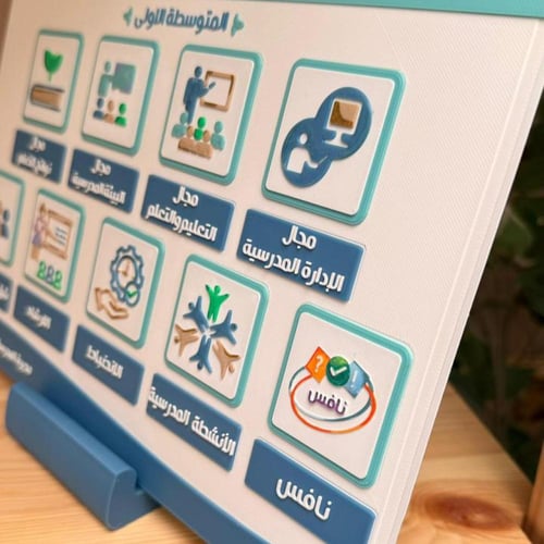 تصميم وطباعة لوح كبير بشرائح