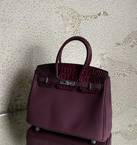 بيركن وسط عودي كروك قفل فضي