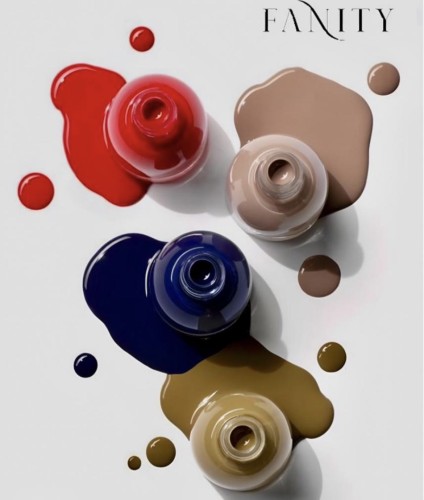 A set of FANITY nail polishes