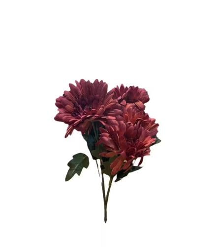 ورد صناعي احمر غامق