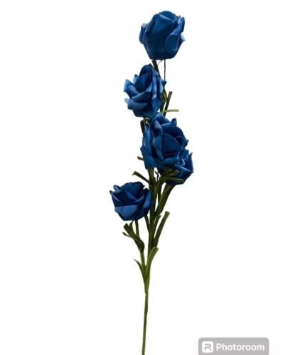 ورد صناعي ازرق اللون