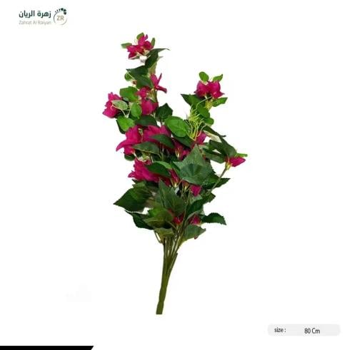 زهور الجهنمية الصناعية وردية اللون