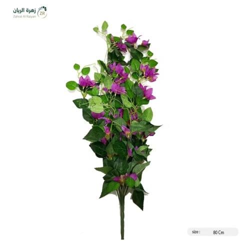 زهور الجهنمية الصناعية ارجوانية اللون