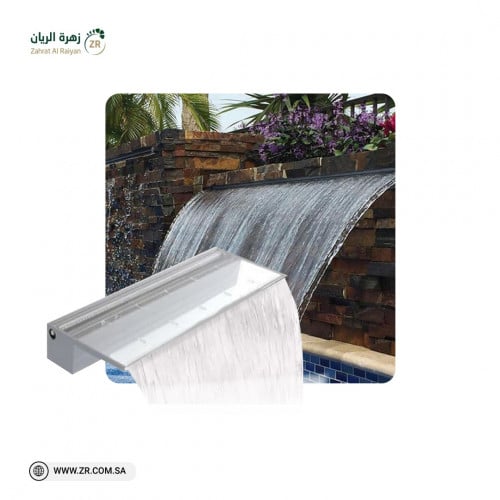 مصب شلال اكريليك مع اضاءة (150)cm