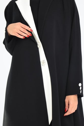 L143- عباية رسمية اسود