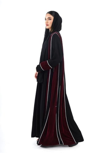 L267 - كريب - قطيفة برغندي