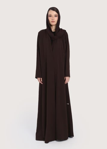 L235 - عباية كريب بني