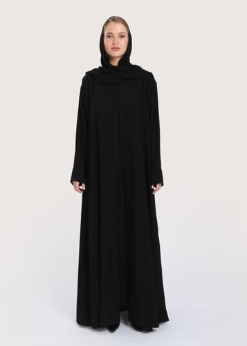 L234 - عباية كريب أسود
