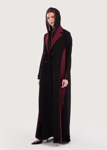 L165- عباية كريب رسمية