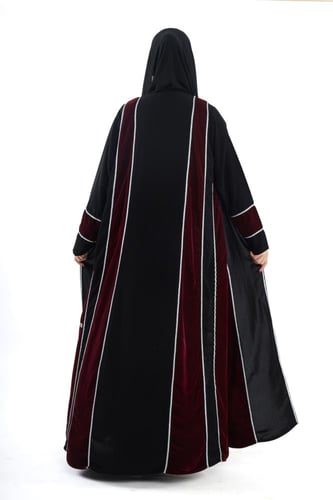 L267 - كريب - قطيفة برغندي