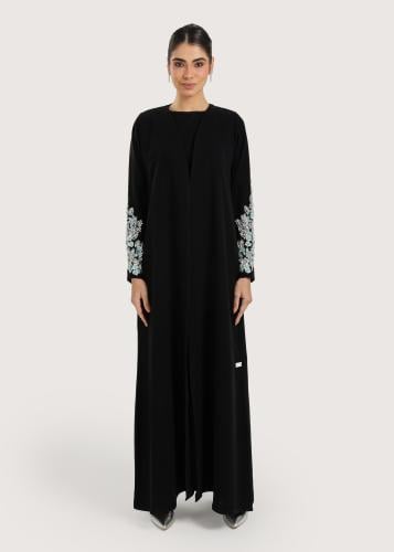 L303- كريب- تطريز تفني