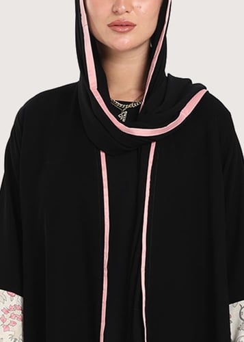 L241 -عباية كريب-زهر بنك