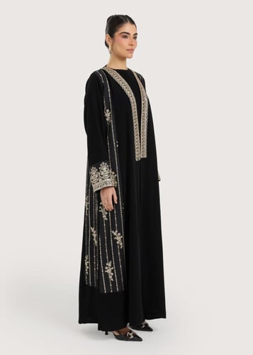 L271 - كريب تطريز ذهبي