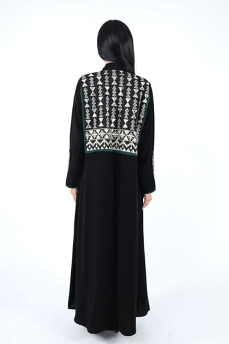 L250- كريب أسود- ذهبي وفضي