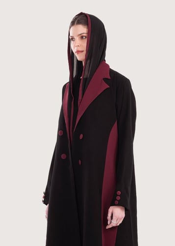 L165- عباية كريب رسمية