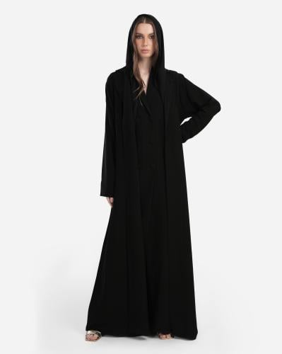 L037 - عباية رسمية مع فستان