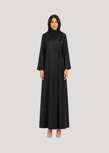 L320-عباية A-cut برباط جانبي