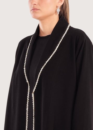 L171 - عباية كريب كرستال