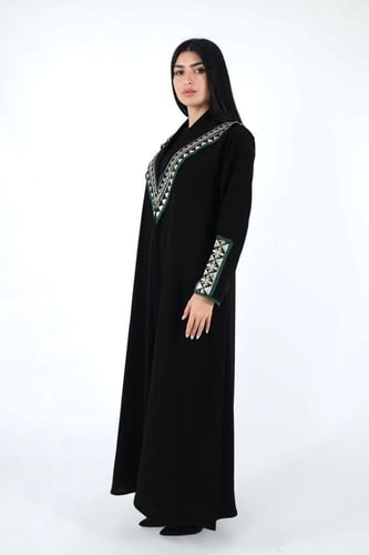 L250- كريب أسود- ذهبي وفضي