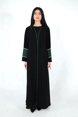L253 -كريب اسود واخضر