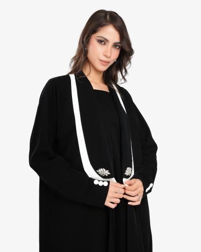 L025 - عباية مع فستان ثابت