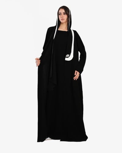 L025 - عباية مع فستان ثابت