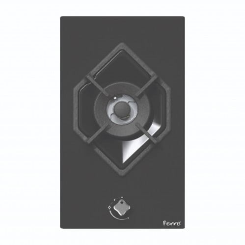 سطح غاز 30 سم زجاج اسود F01