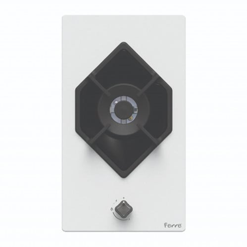 سطح غاز 30سم زجاج ابيض F03