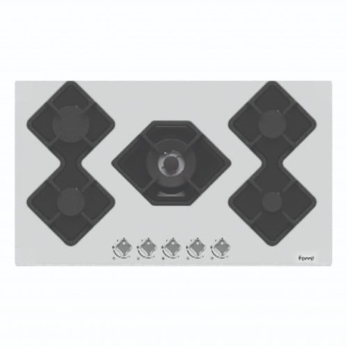 سطح غاز 90سم زجاج ابيض F29