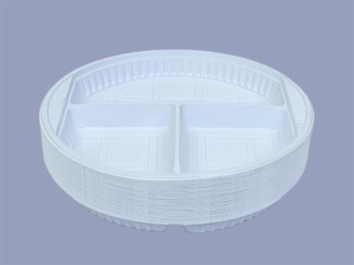 صحن بلاستيك مقسم مقاس 26