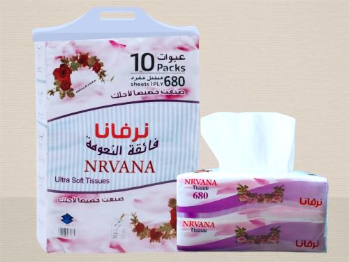 مناديل نرفانا 10*680 ورقك