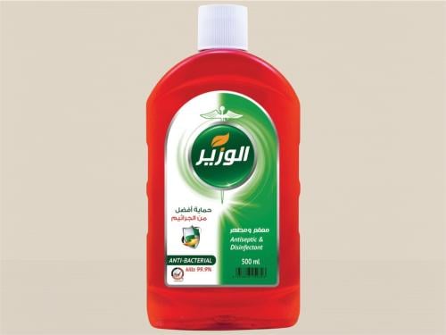 معقم ومطهر الوزير 500 مل