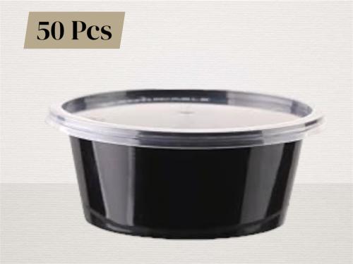 علب بلاستيك اسود 250 جرام