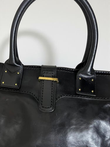 Chloé Black Leather Tote