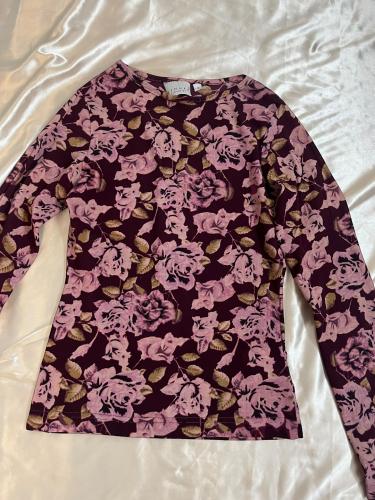 Hennes Collection Floral Long Sleeve Top - Size S